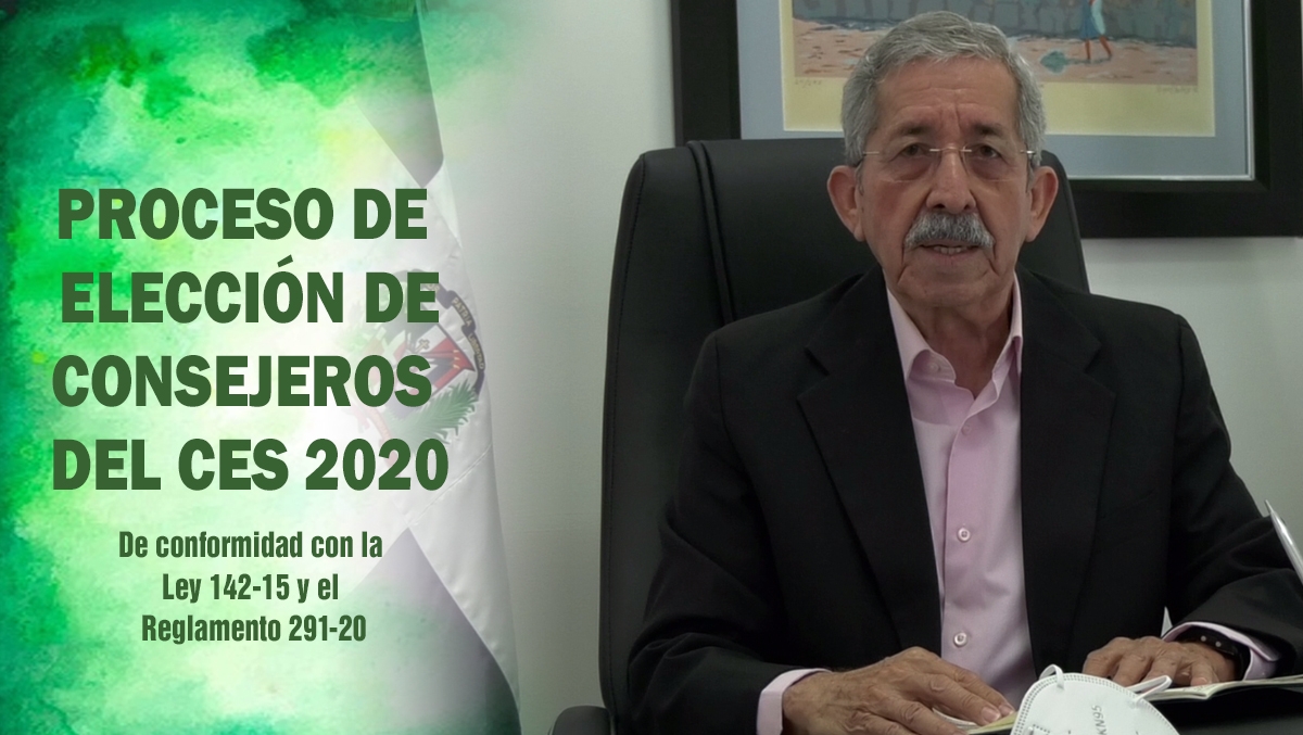 VIDEO: Mensaje Lic. Rafael Toribio - Proceso de Elección de Consejeros del CES 2020