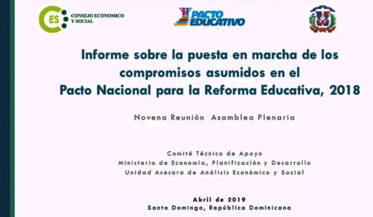 VIDEO: Informe sobre la puesta en marcha de los compromisos asumidos en el Pacto Nacional para la Reforma Educativa - Segundo semestre 2018