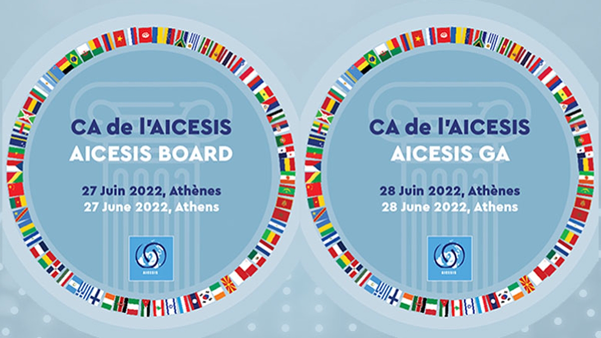 Asamblea General de AICESIS 2022 en Atenas
