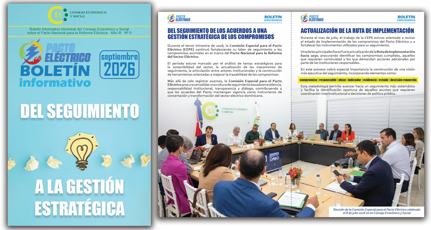 Boletín Informativo Nº 9 del Pacto Eléctrico