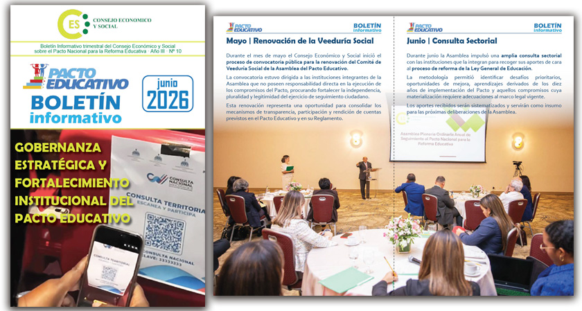Boletín Informativo Nº 10 del Pacto Educativo