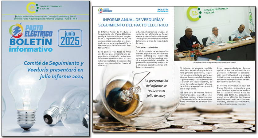 Boletín Informativo Nº 4 del Pacto Eléctrico