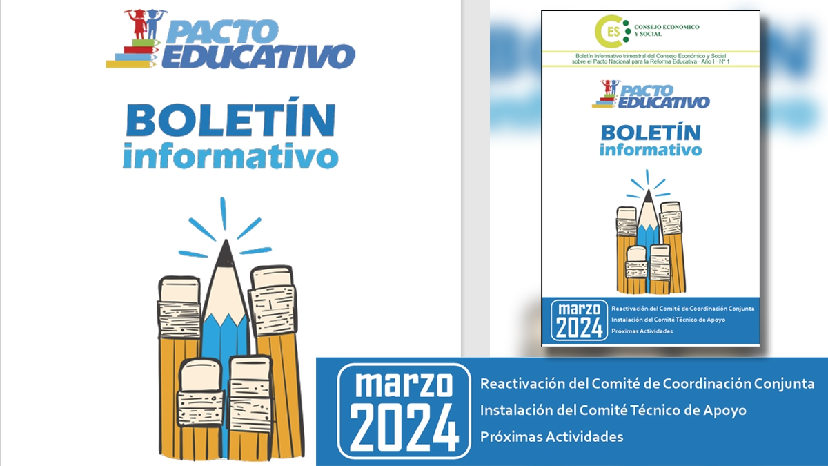 Boletín Informativo Nº1 del Pacto Educativo