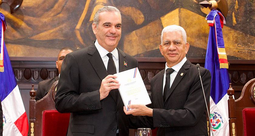 Proclamación de la Constitución de la República Dominicana