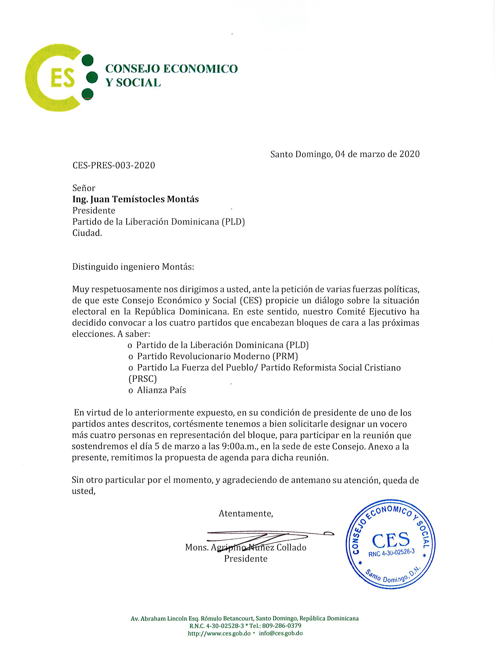CES CARTA PLD 04 03 2020