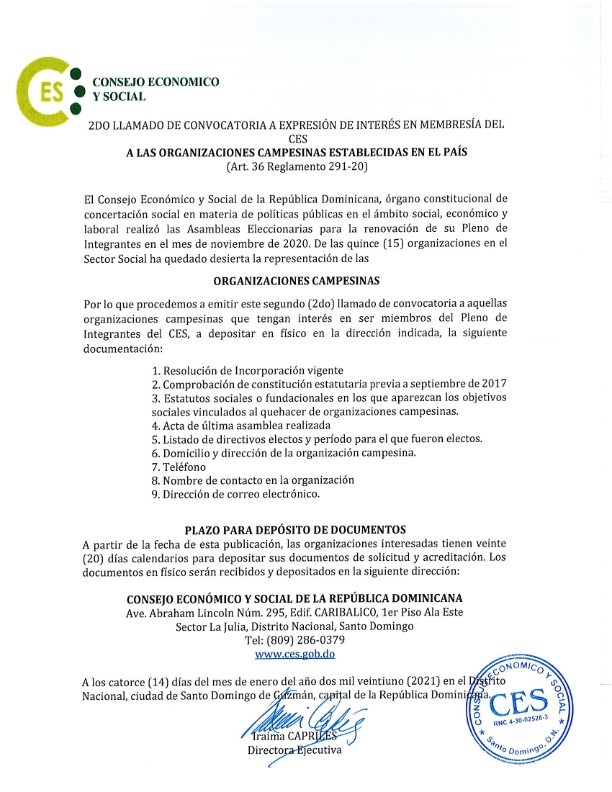ORGANIZACIONES CAMPESINAS 001