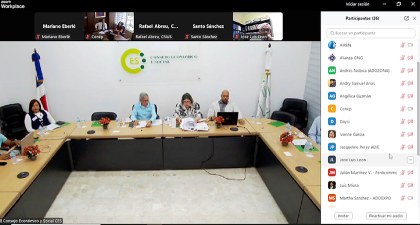 Reunión del Pleno de Integrantes del Consejo Económico y Social