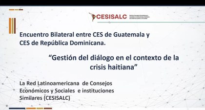 Cooperación Técnica Bilateral: CES Guatemala · CES RD