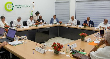 Nota de Prensa: DIÁLOGO SOBRE LA CRISIS HAITIANA  El CES presenta agenda para entrega del Informe Final