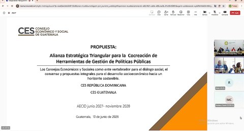 Programa Cooperación Triangular: CES Guatemala · CES RD