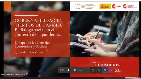 Nota de Prensa: GOBERNABILIDAD EN TIEMPOS DE CAMBIO. EL PAPEL DE LOS CONSEJOS ECONÓMICOS Y SOCIALES