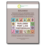 Balance “Diálogo por las Reformas para el Fortalecimiento Institucional y Gestión Eficiente del Estado”